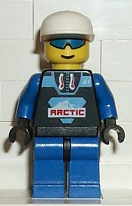 LEGO Minifigure-Artic - Black with White Hat-Town / Arctic-ARC004-Creative Brick Builders